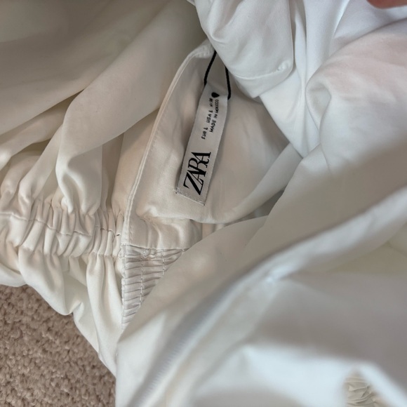 Zara Poplin Top with Ruffles - Picture 5 of 6